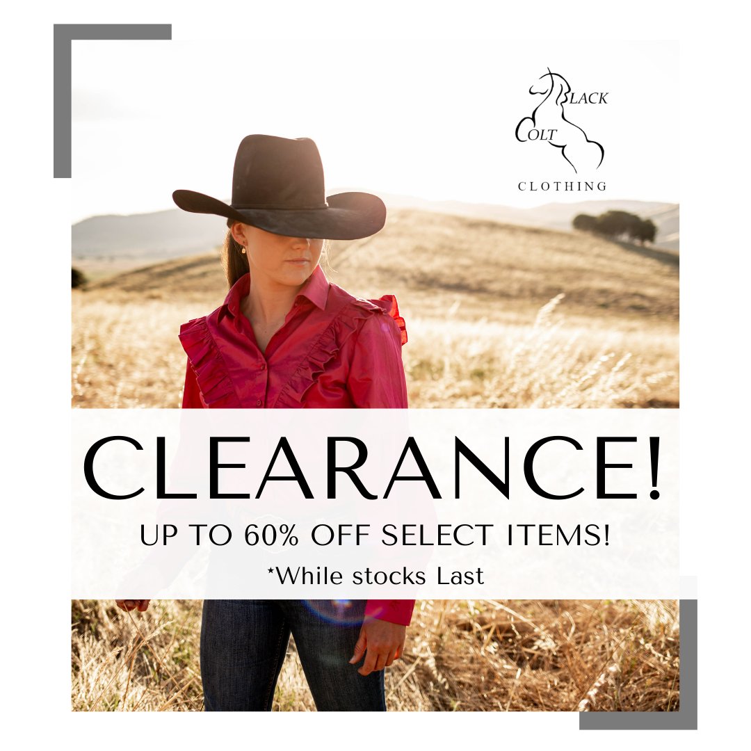 CLEARANCE – Black Colt Clothing