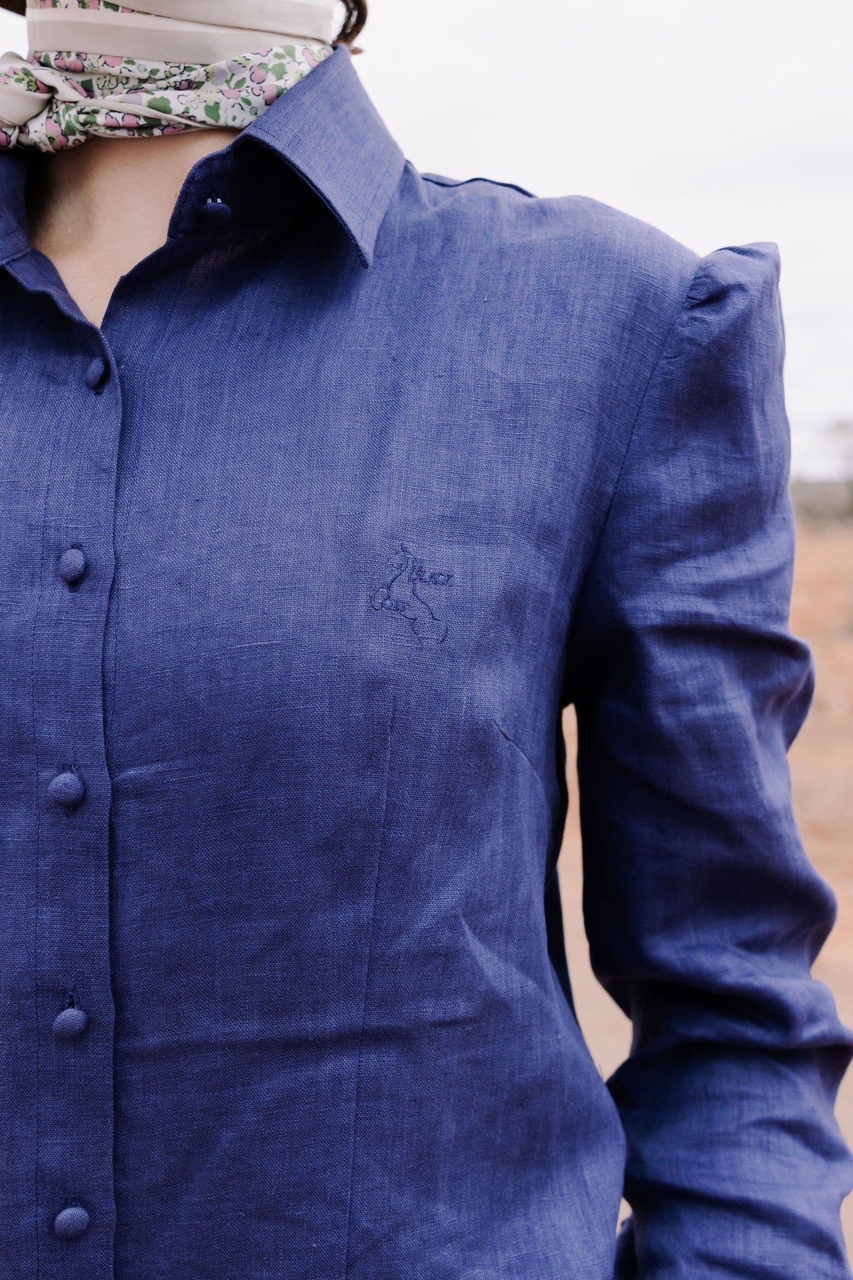 Maggie Blouse - Navy