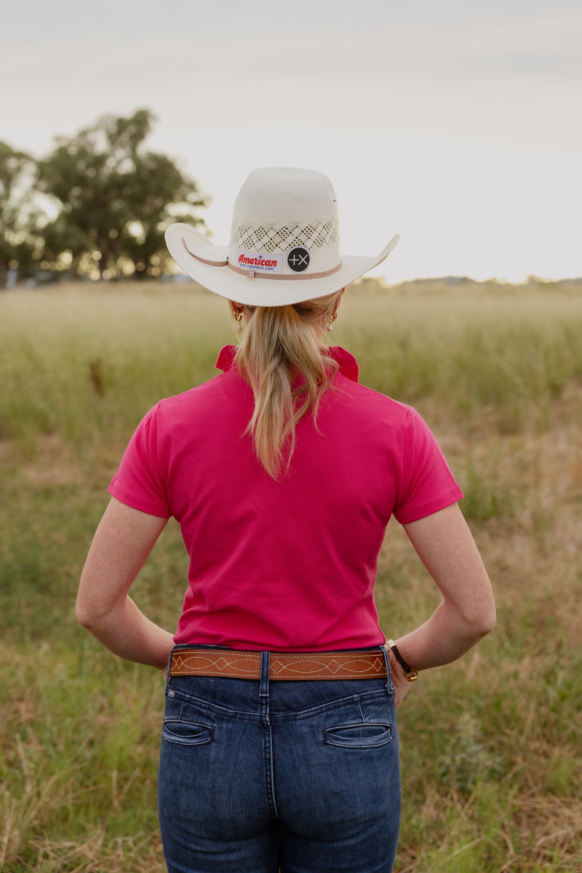 Ruffled Polo - Pink