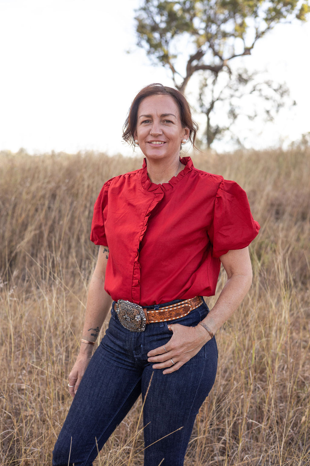 Laura Shirt - Maroon