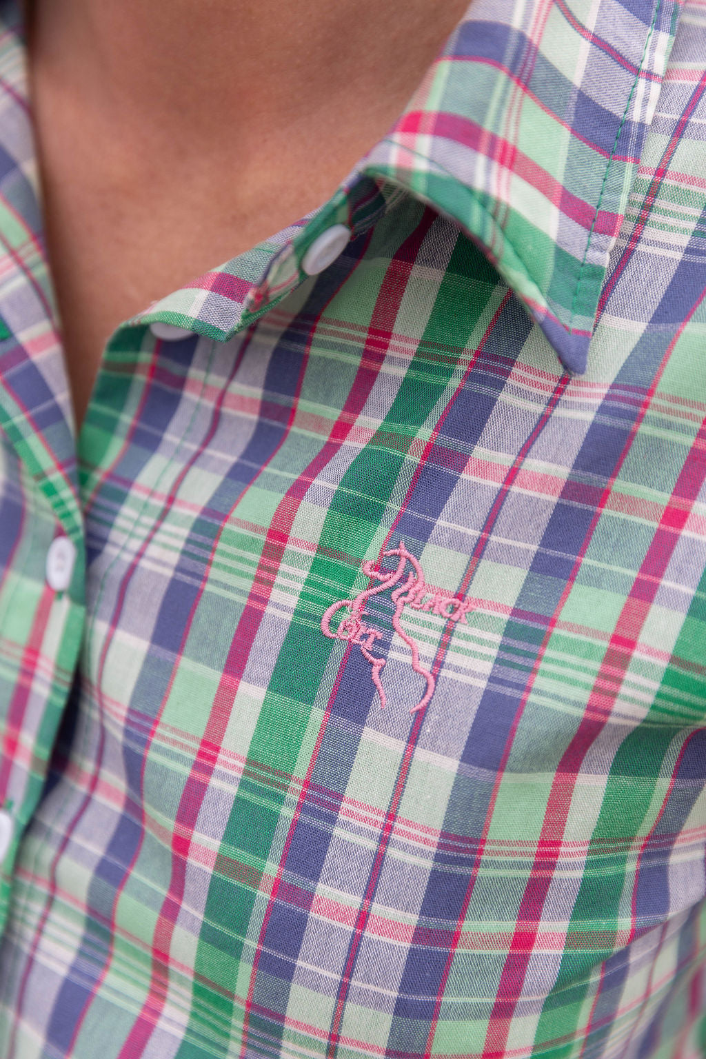 Ellie - Green Check (size 6 only)