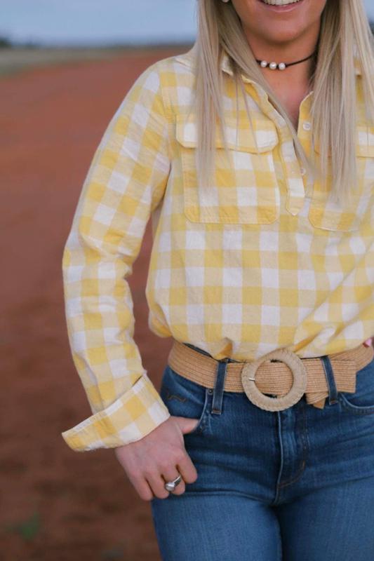 Work Shirt - Yellow Check
