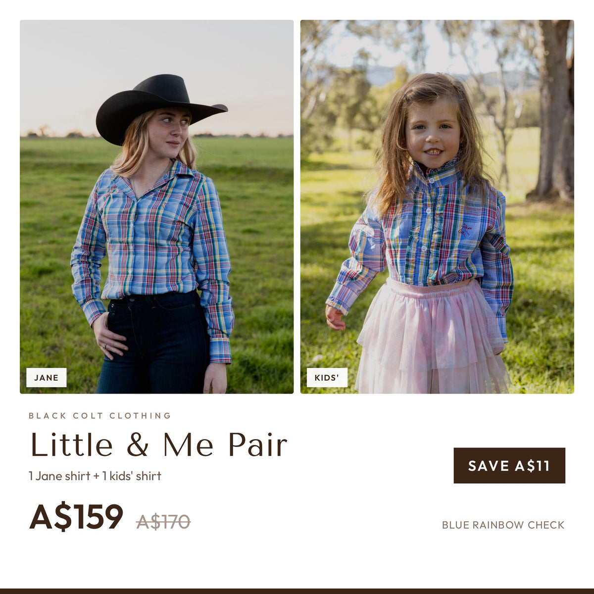 The Little & Me Pair - Girls - bundle inclusions