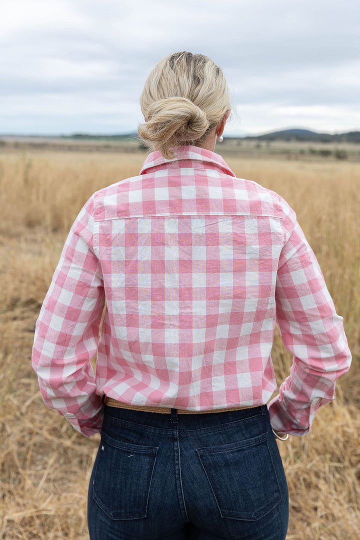 Work Shirt - Pink Gingham