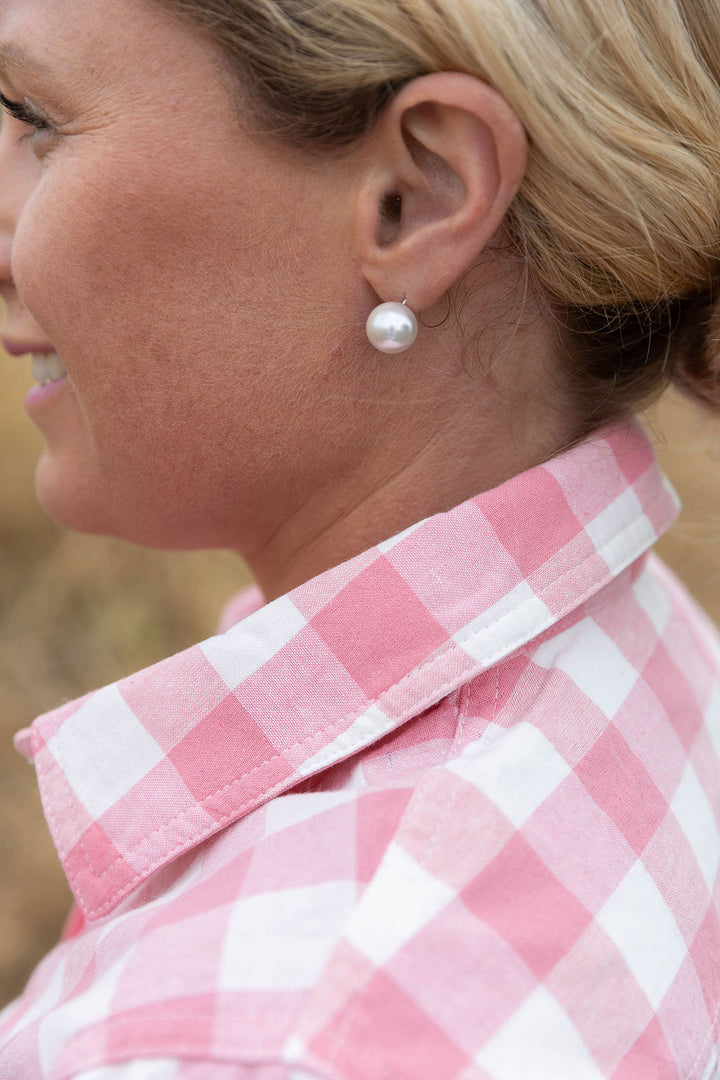 Work Shirt - Pink Gingham