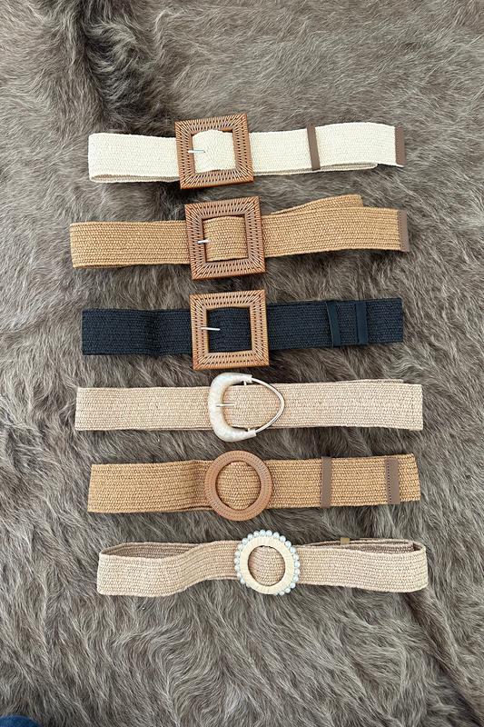 Women’s Braided Straw Belts – Stylish, Durable, and Versatile