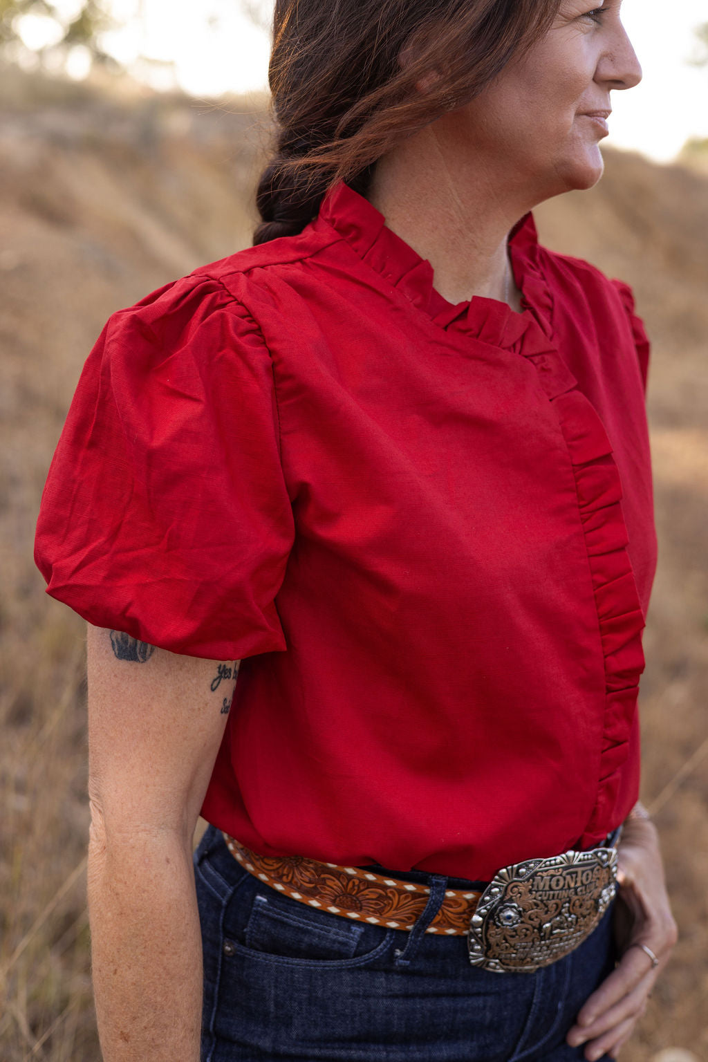 Laura Shirt - Maroon