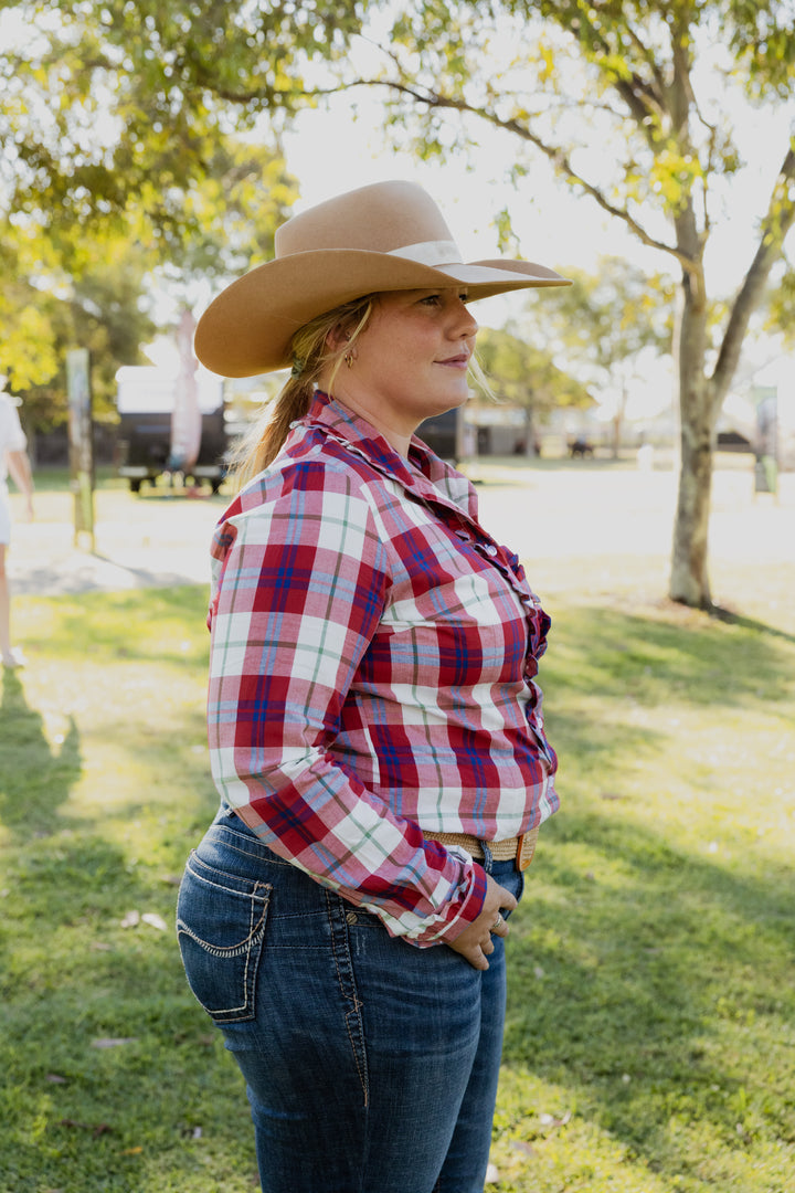 Kirby Shirt - Red Check
