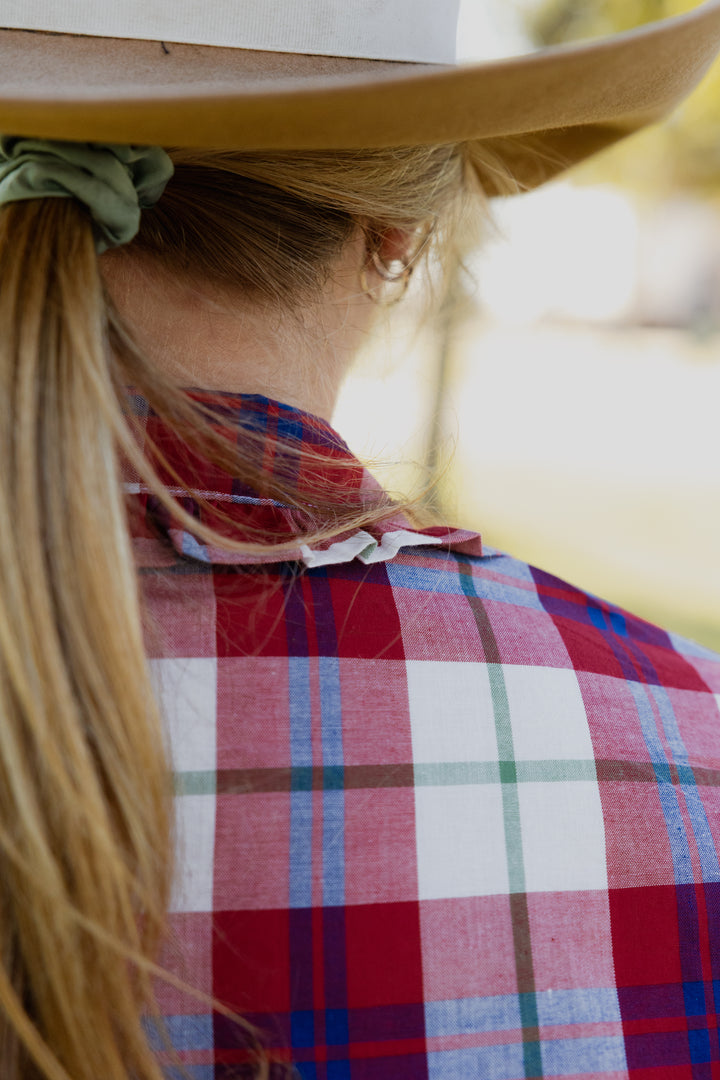 Kirby Shirt - Red Check
