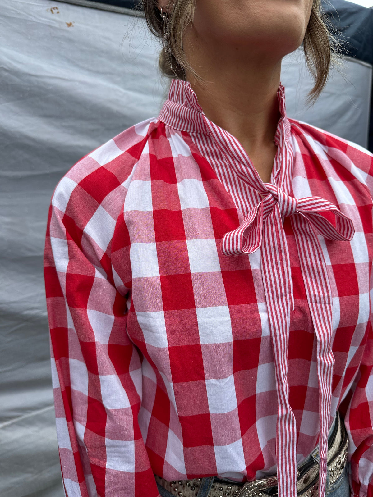 Gabby - Red Check