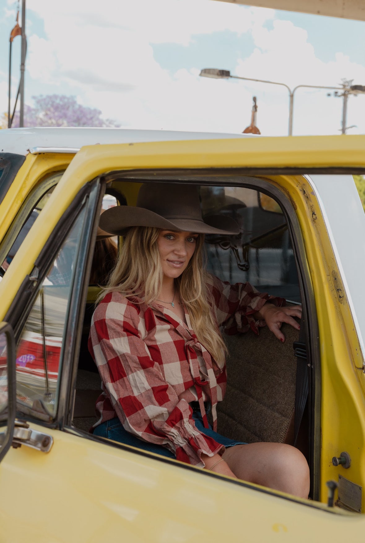 Gabby - Red Gingham