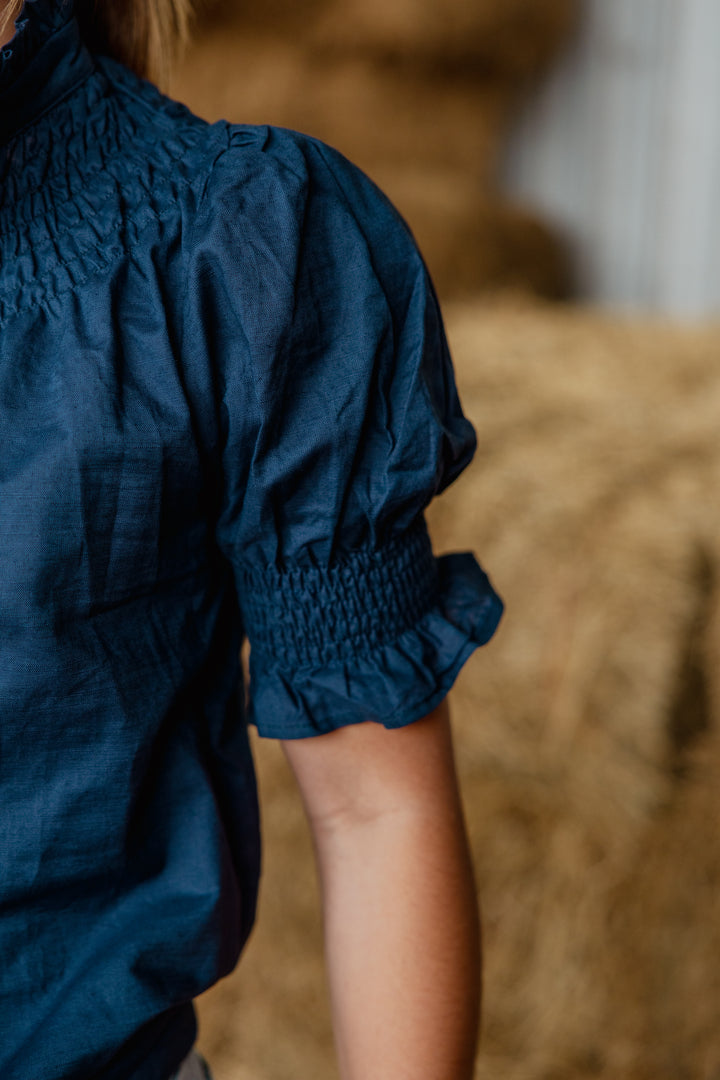 Women's Short Sleeve Shirt - Navy