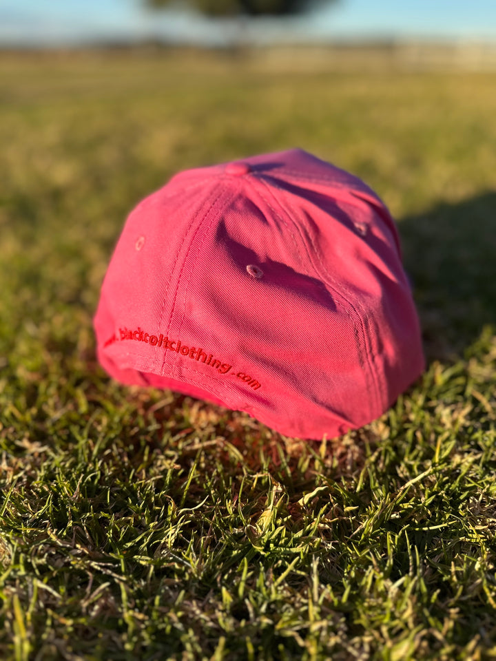 Pink American style trucker cap