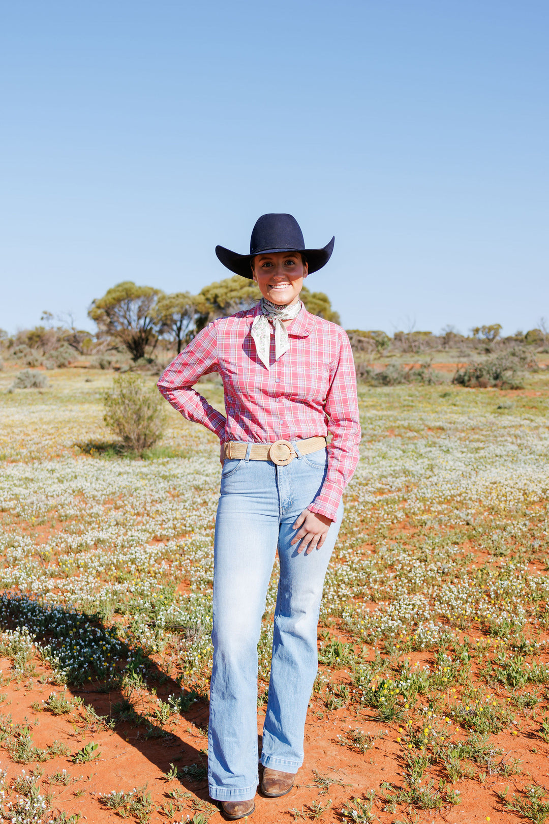 Lilly Shirt - Pink Check