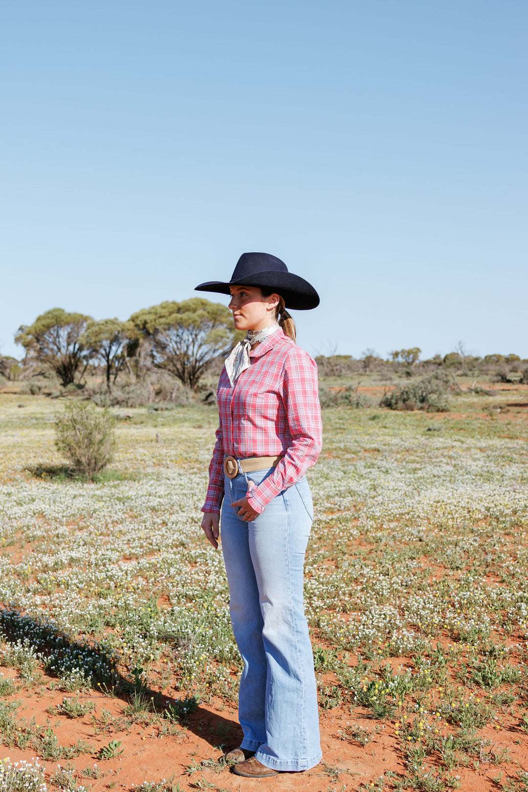 Lilly Shirt - Pink Check