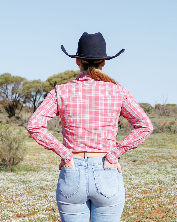 Lilly Shirt - Pink Check