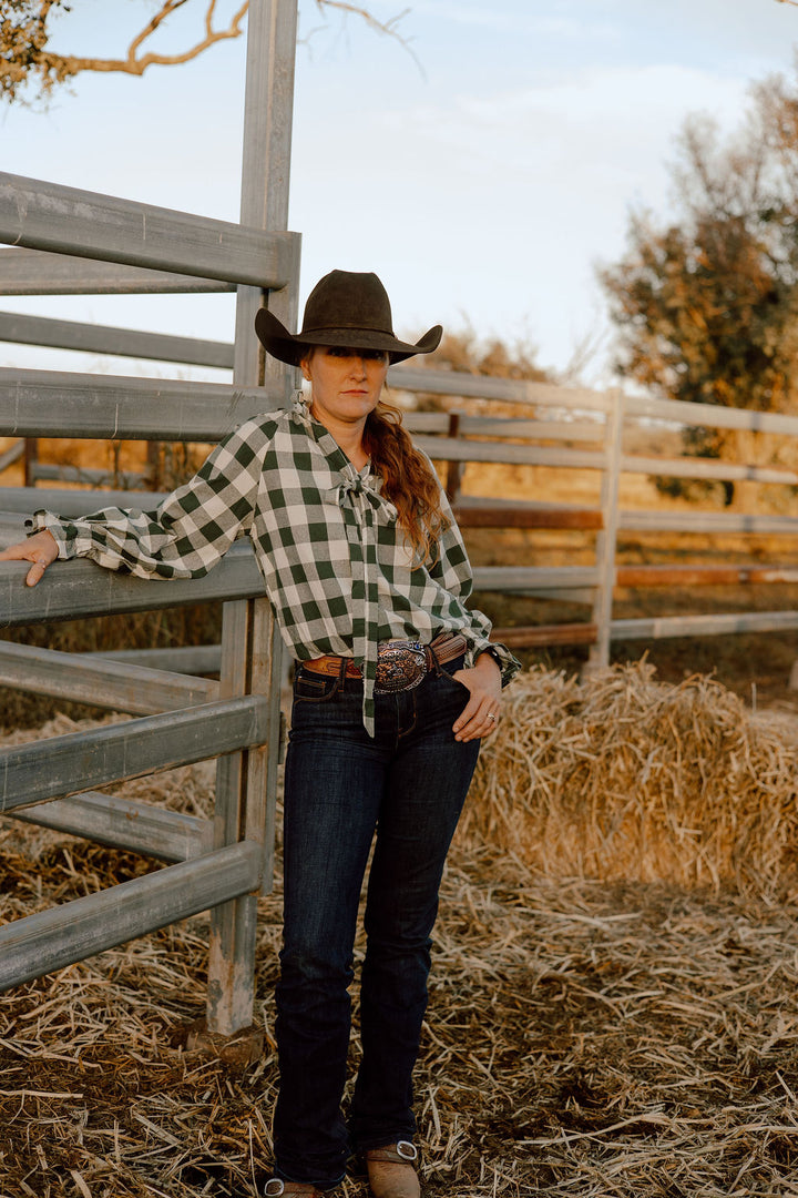 Gabby - Khaki Check