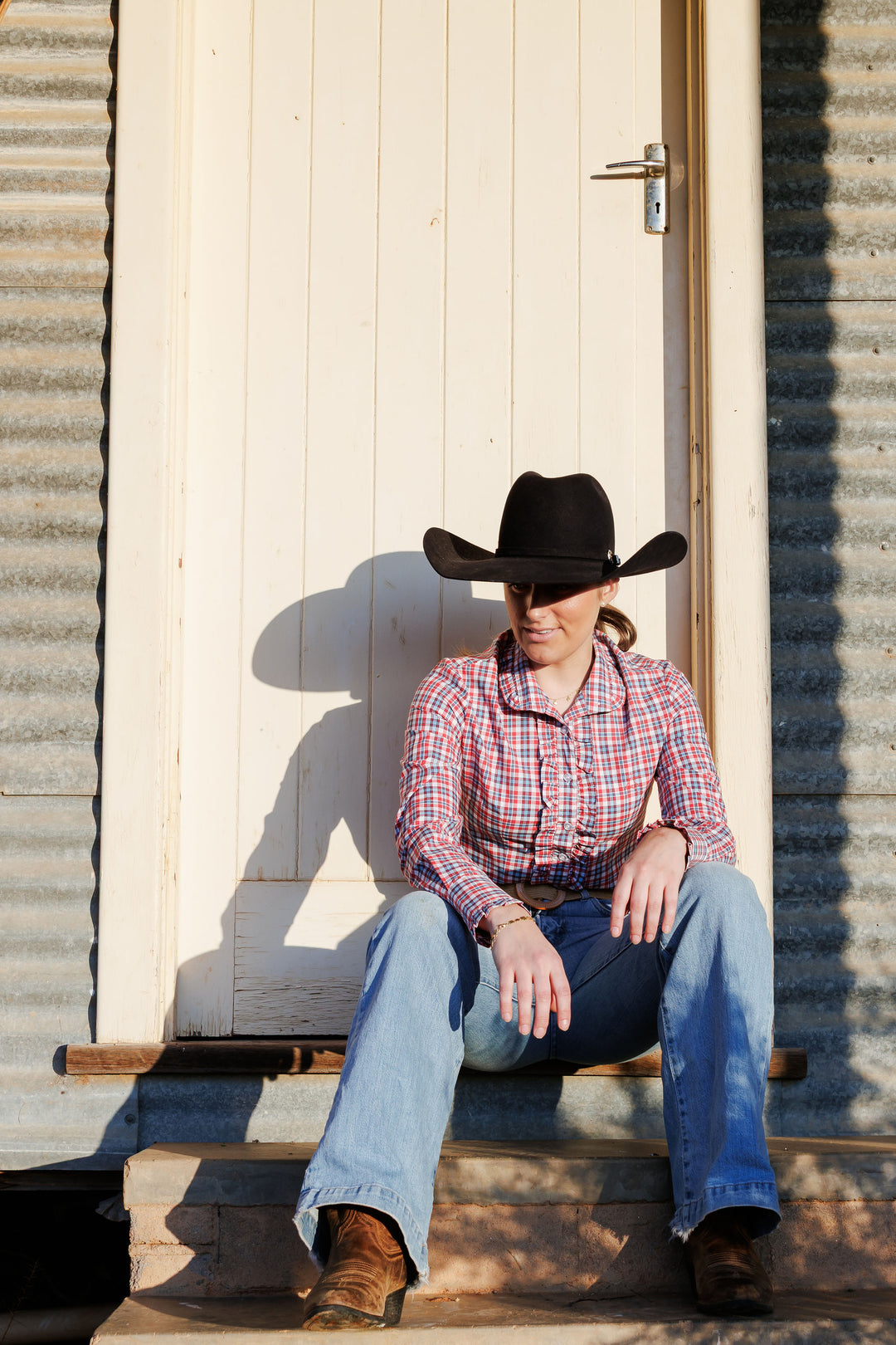 Kirby Shirt - Red & Blue Check