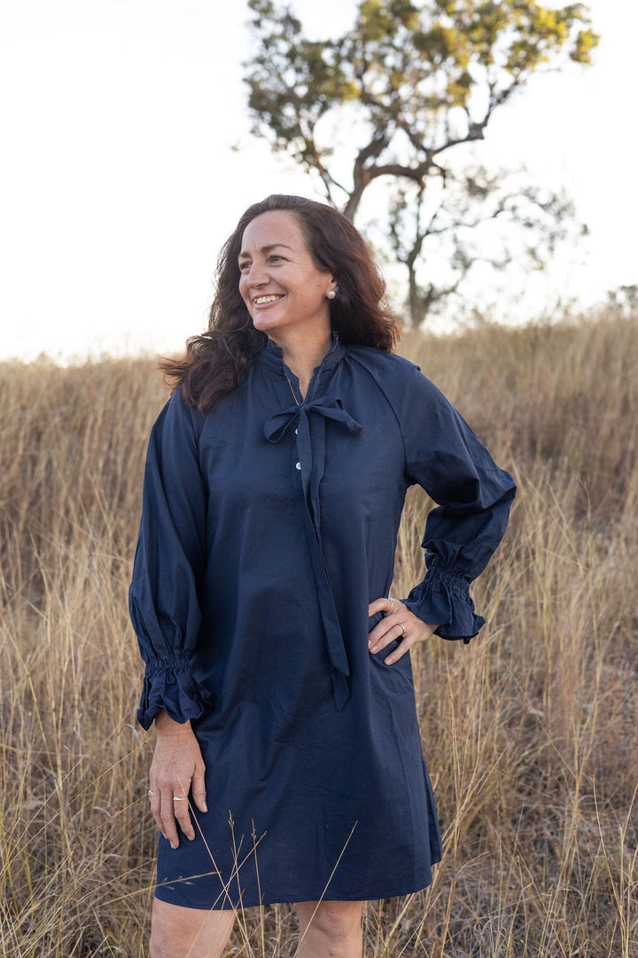 Gabby Dress - Navy