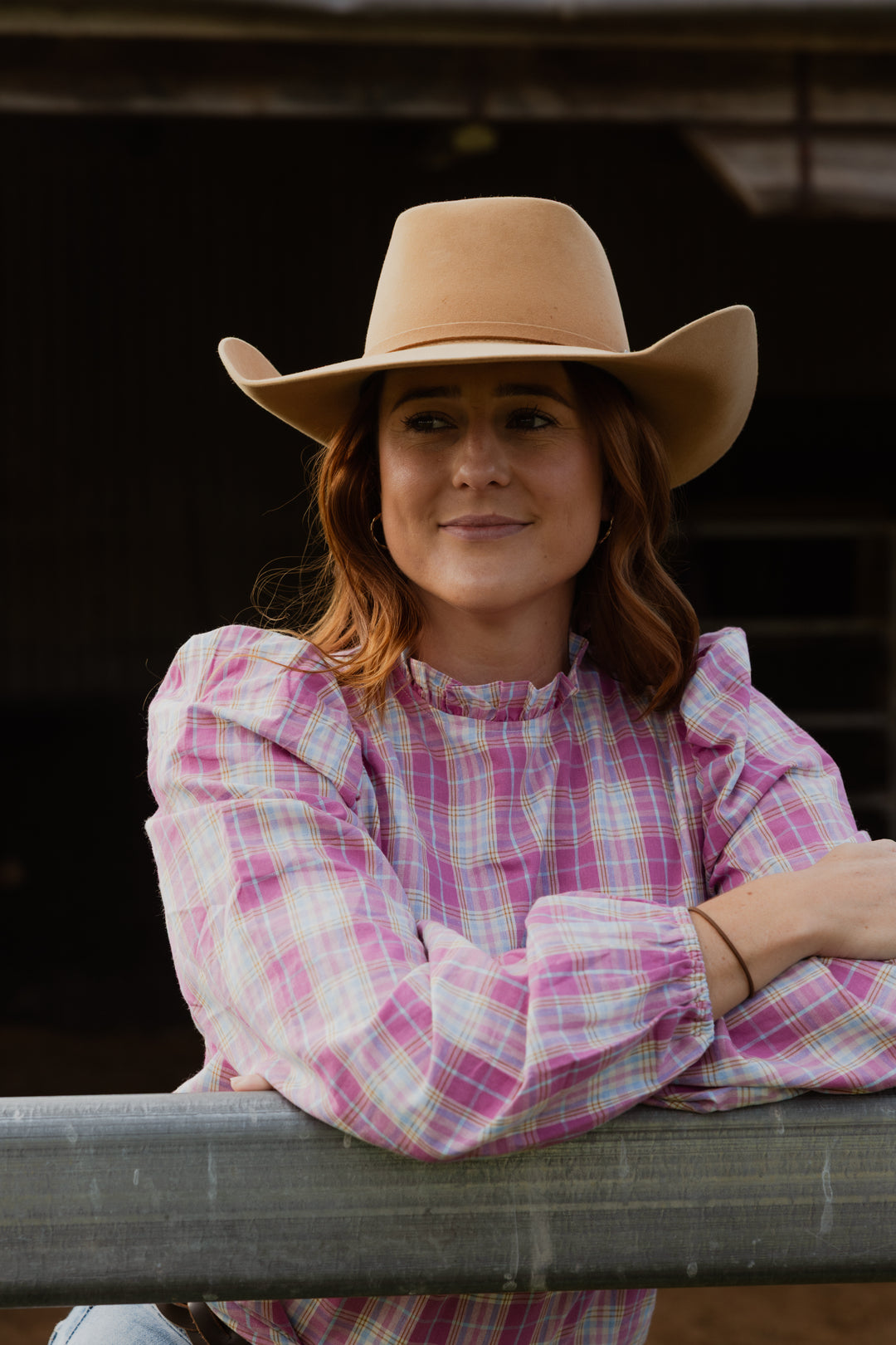 Brooke - Pink Check
