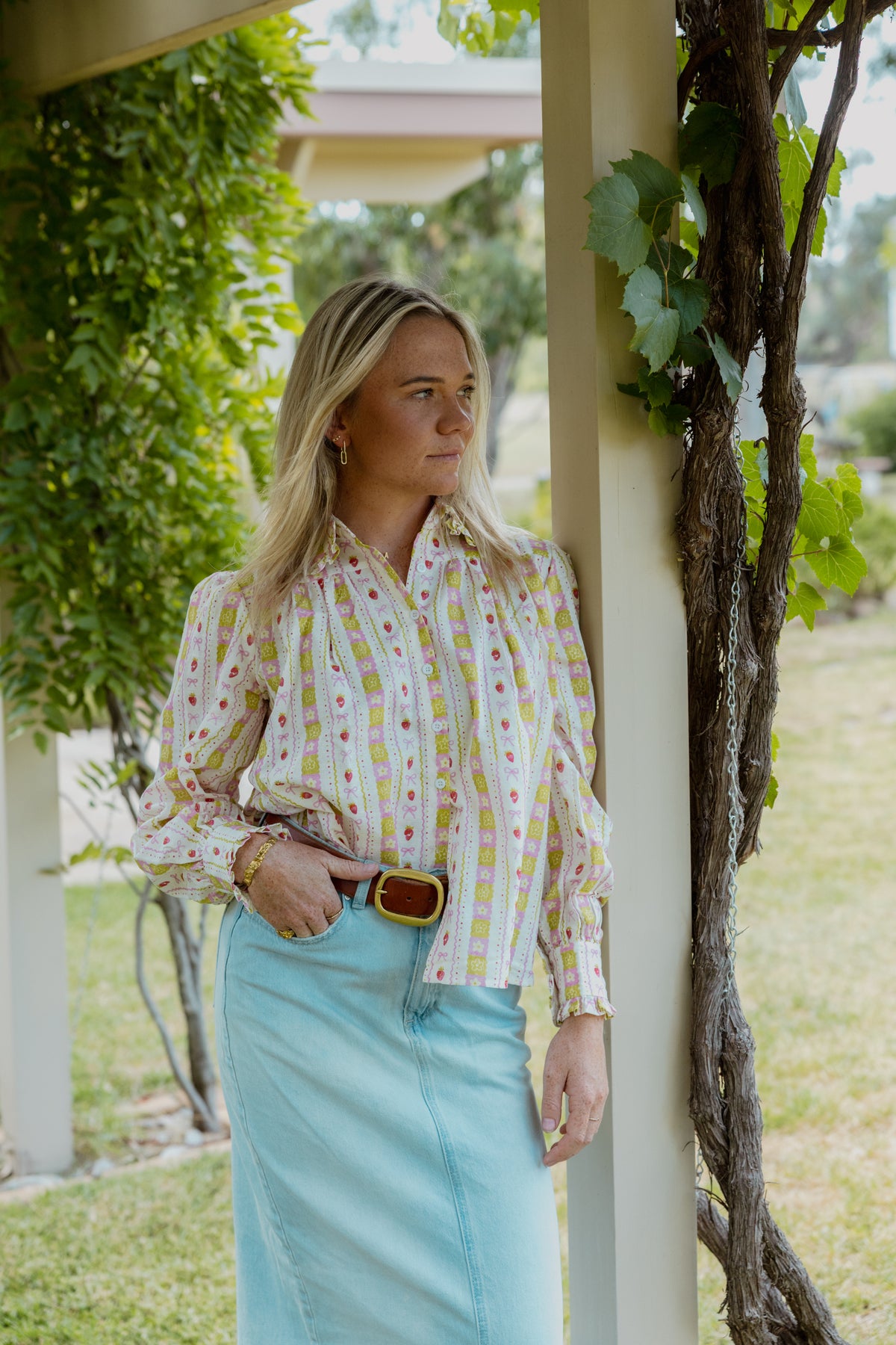 Frankie Shirt - Berry