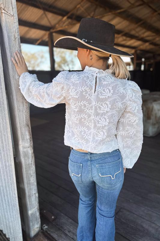 Brooke - White Lace
