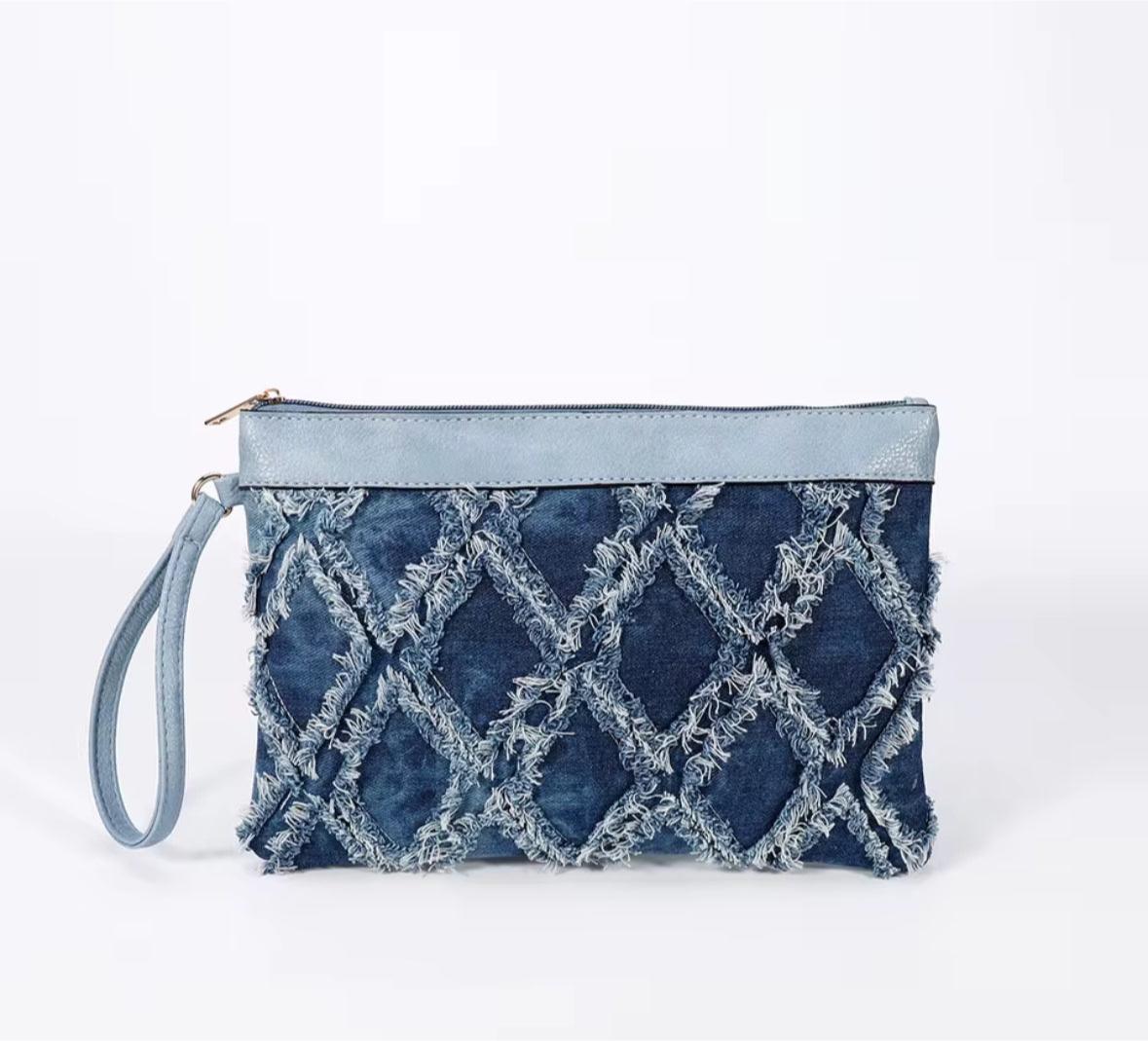 Women's Denim Tassel Bags