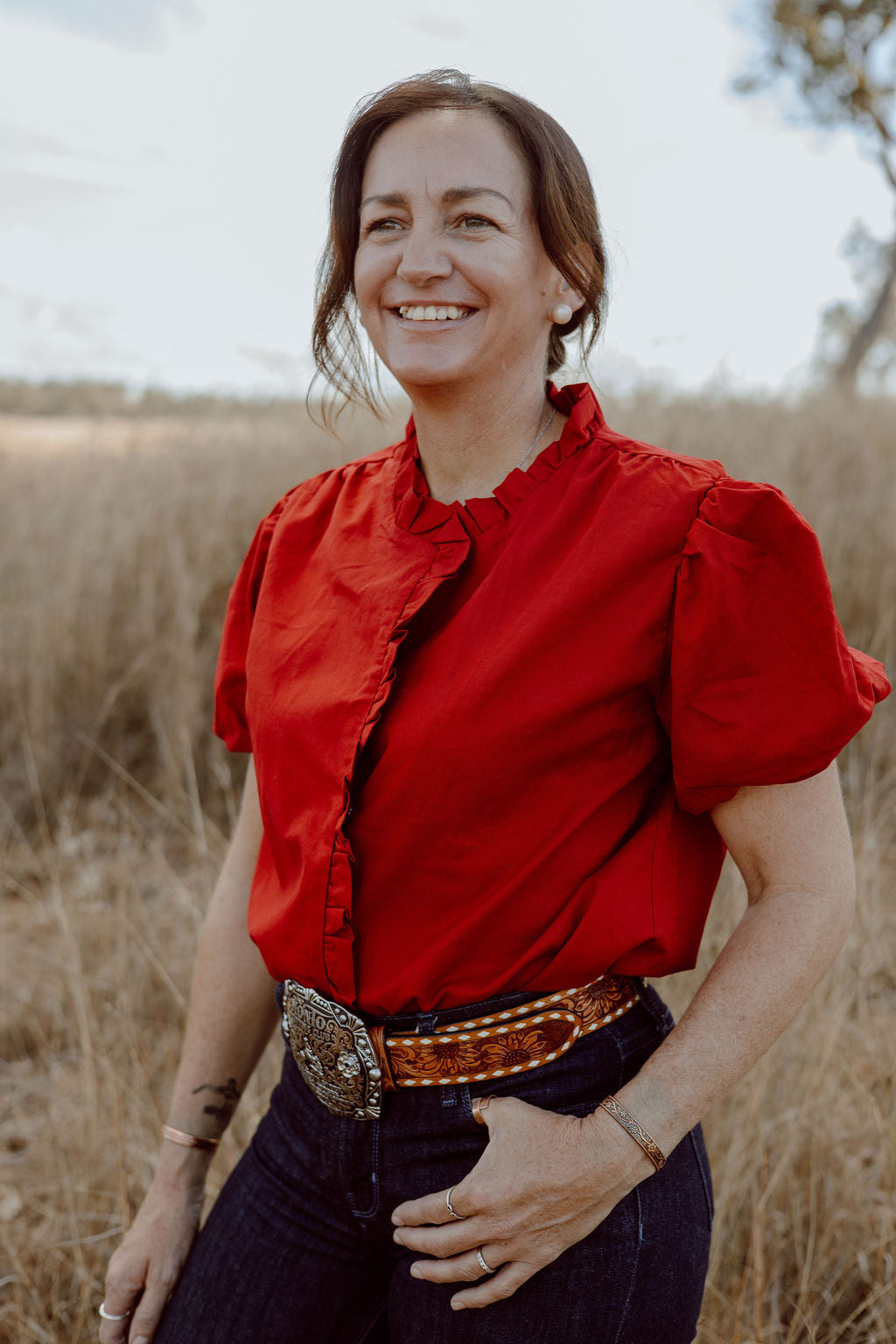 Laura Shirt - Maroon