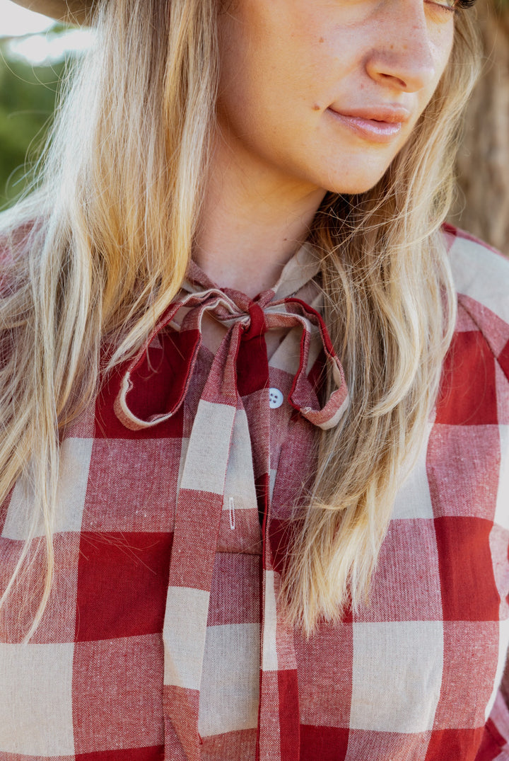 Gabby - Red Gingham