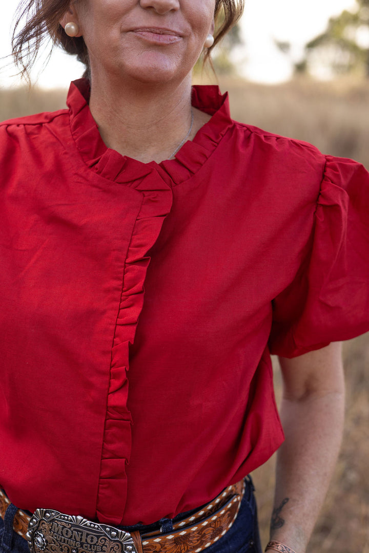 Laura Shirt - Maroon