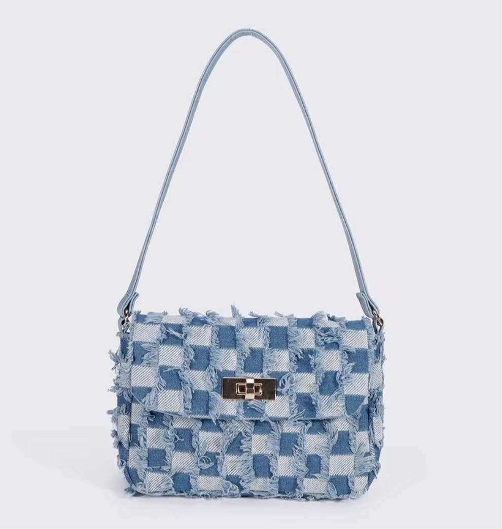 Women's Denim Tassel Bags