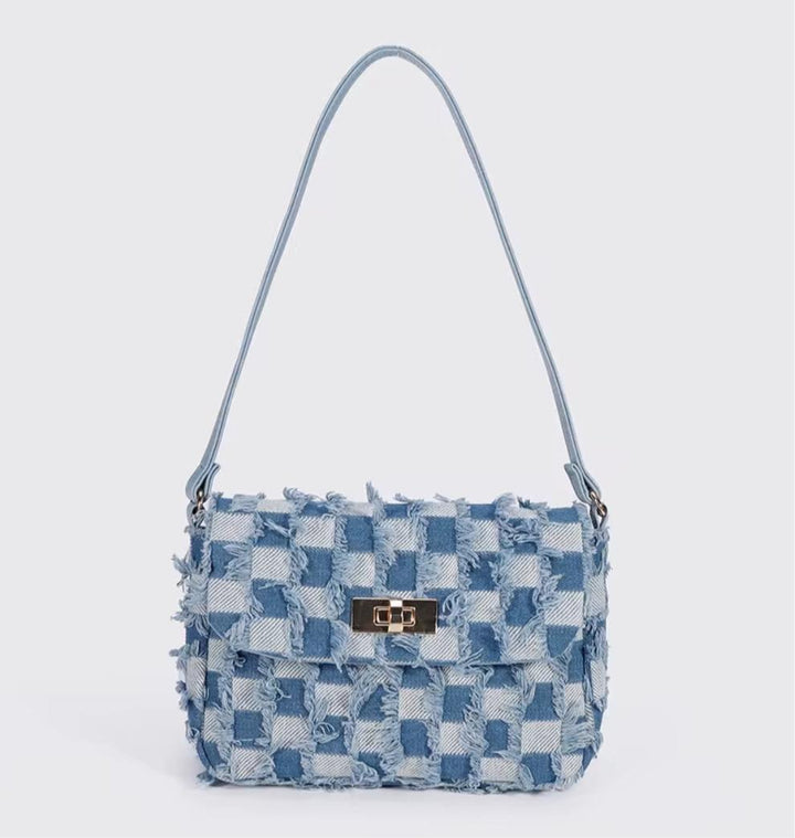 Women's Denim Tassel Bags