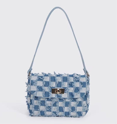 Women's Denim Tassel Bags
