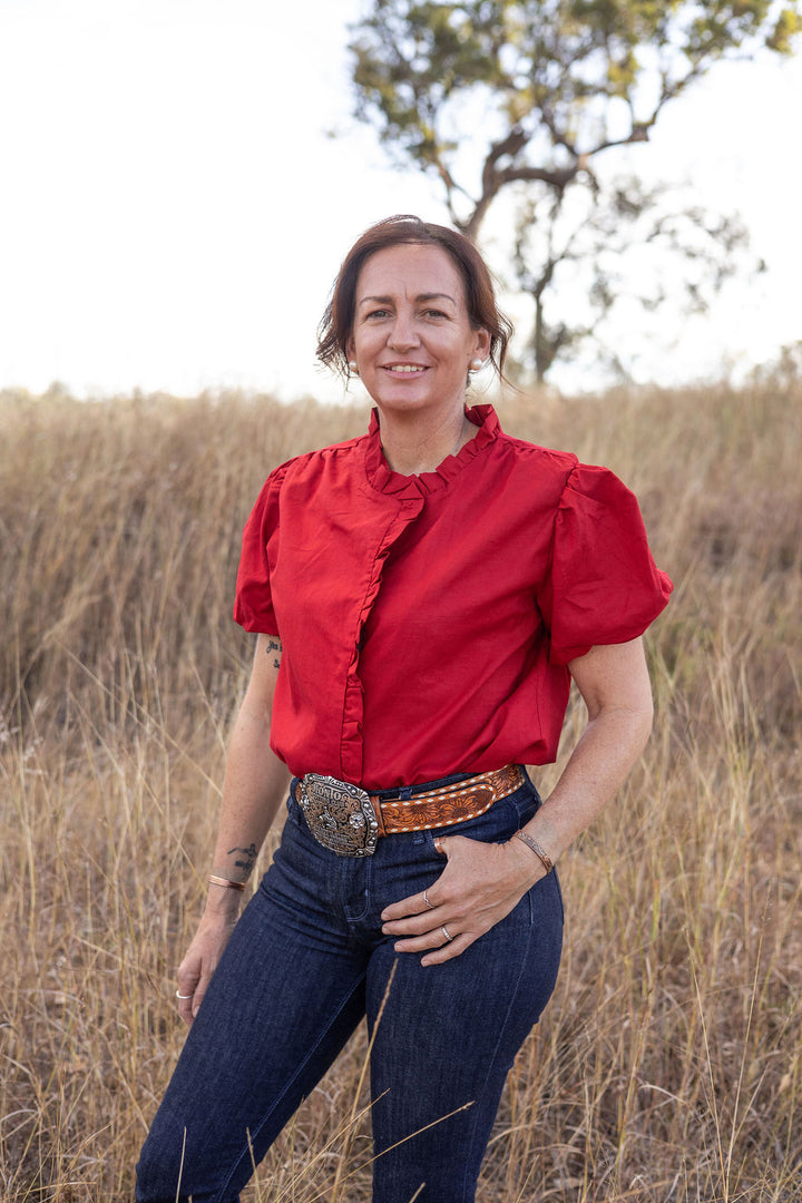 Laura Shirt - Maroon