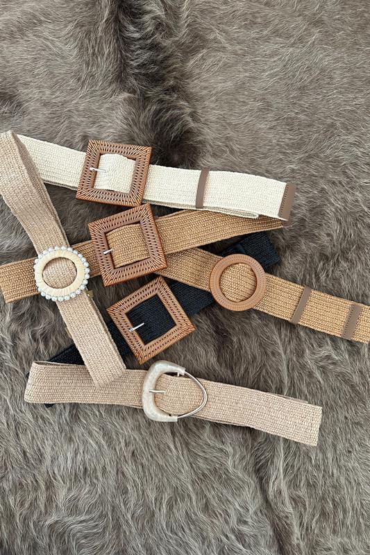Braided Straw Belt