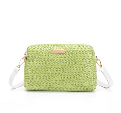 Woven Crossbody Bag & Clutch