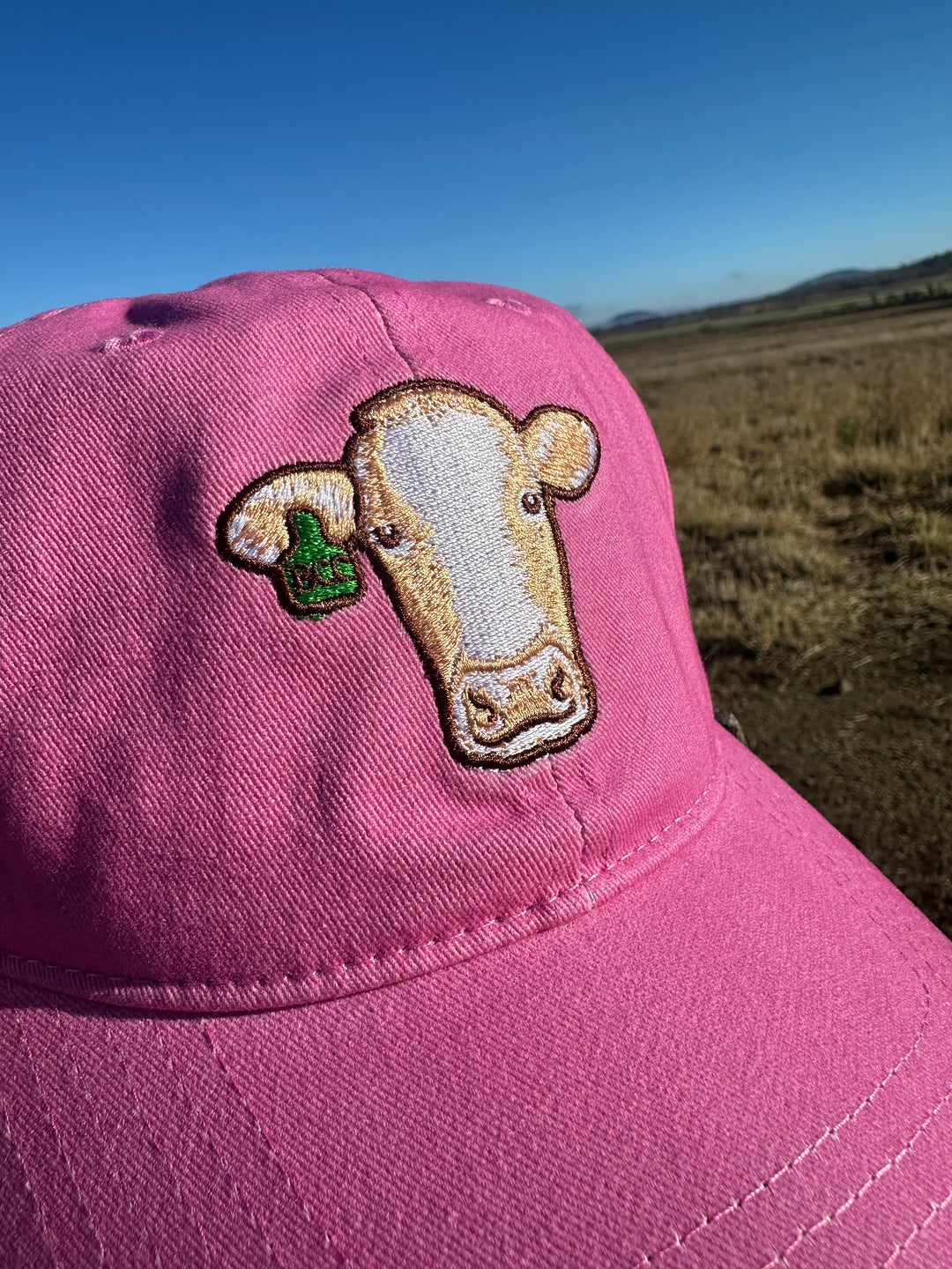 Baseball Cap - Pink Cow cap