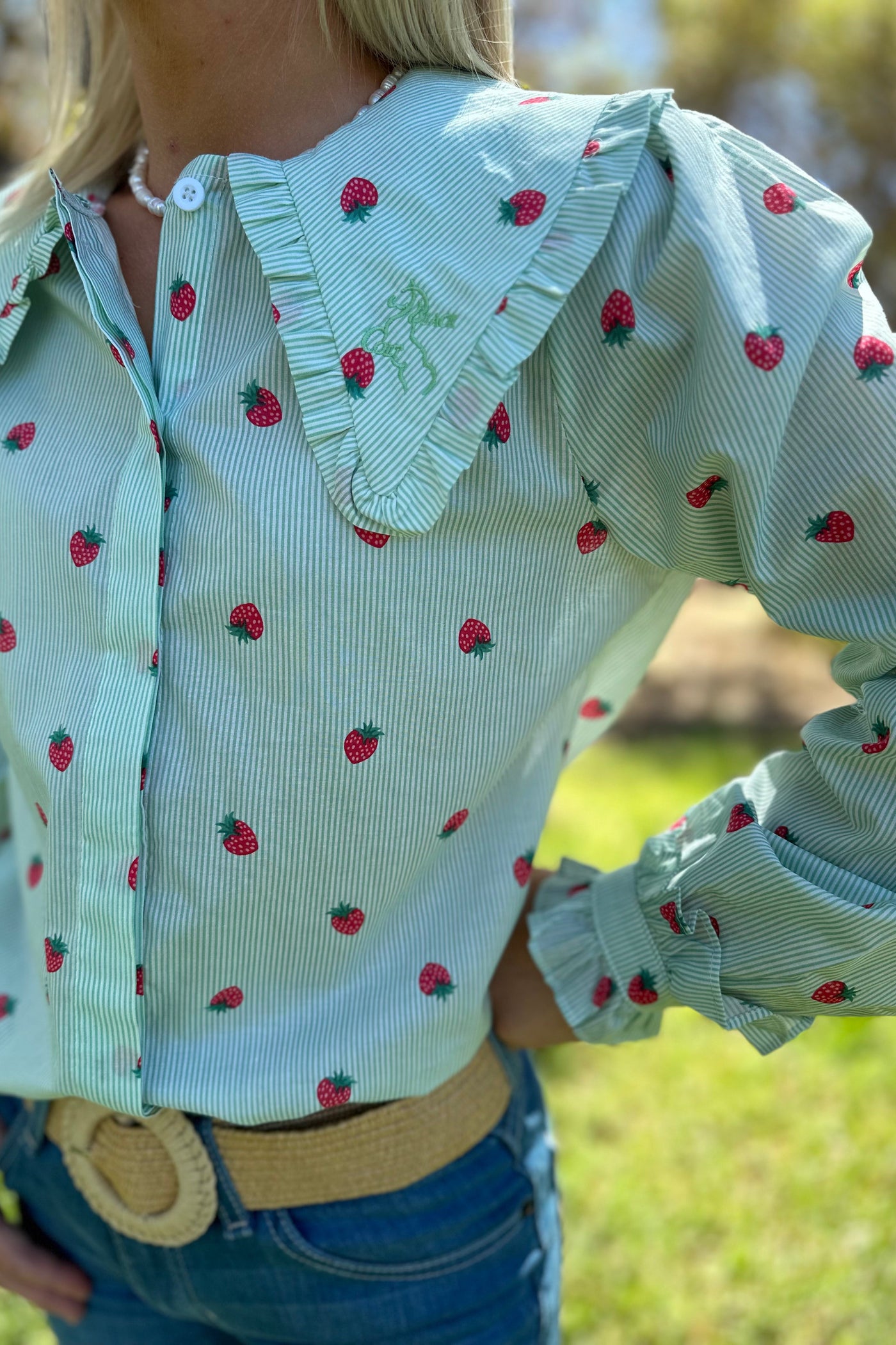 Clementine Long Sleeve - Strawberry Kisses