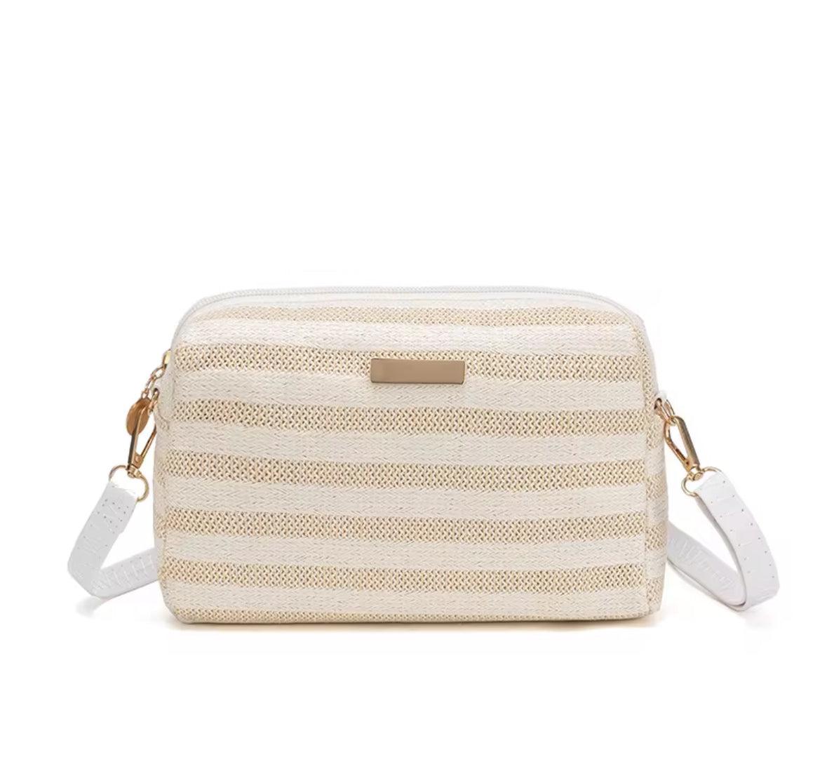 Woven Crossbody Bag & Clutch