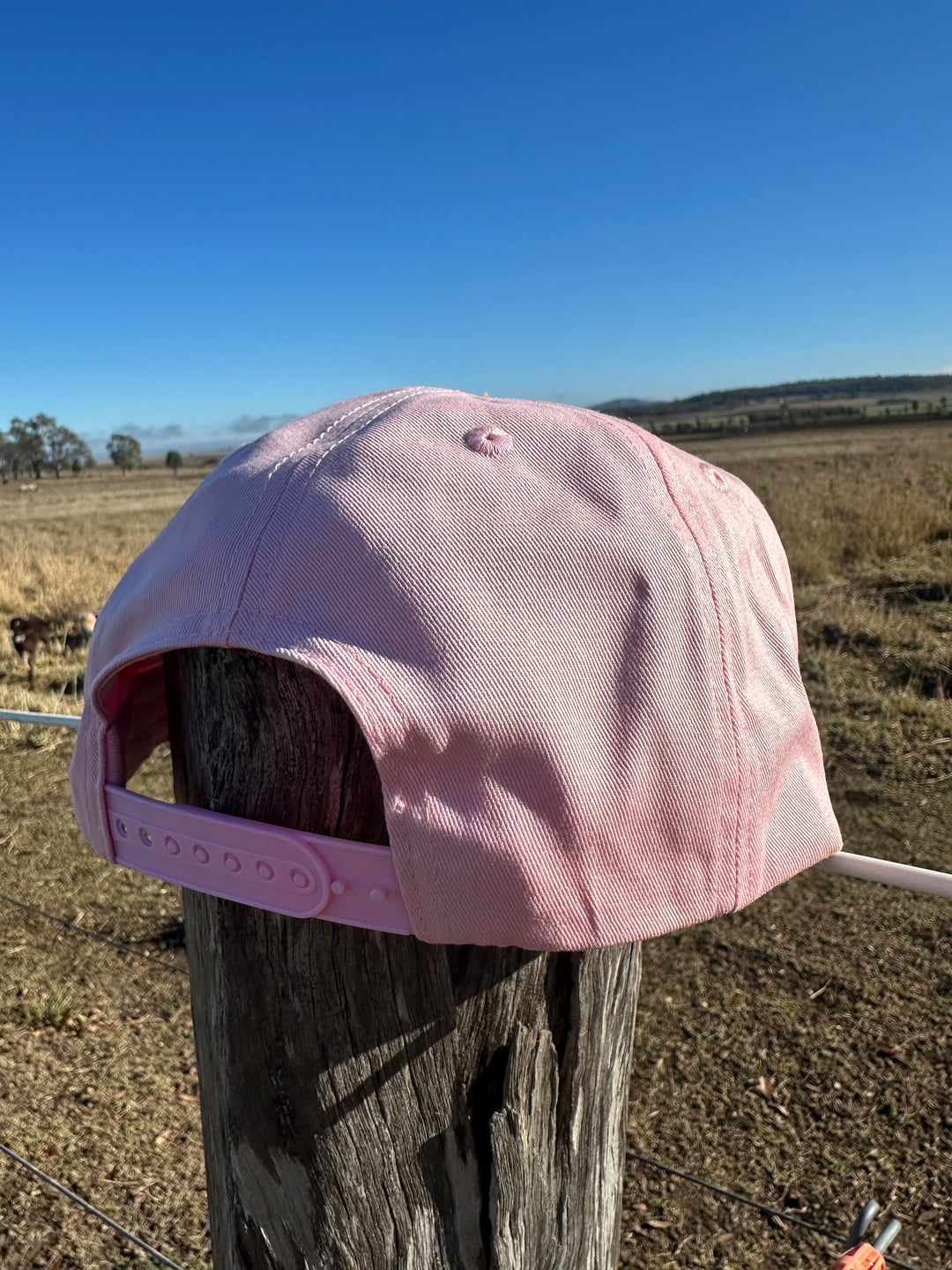 Retro Pink Stripe cap