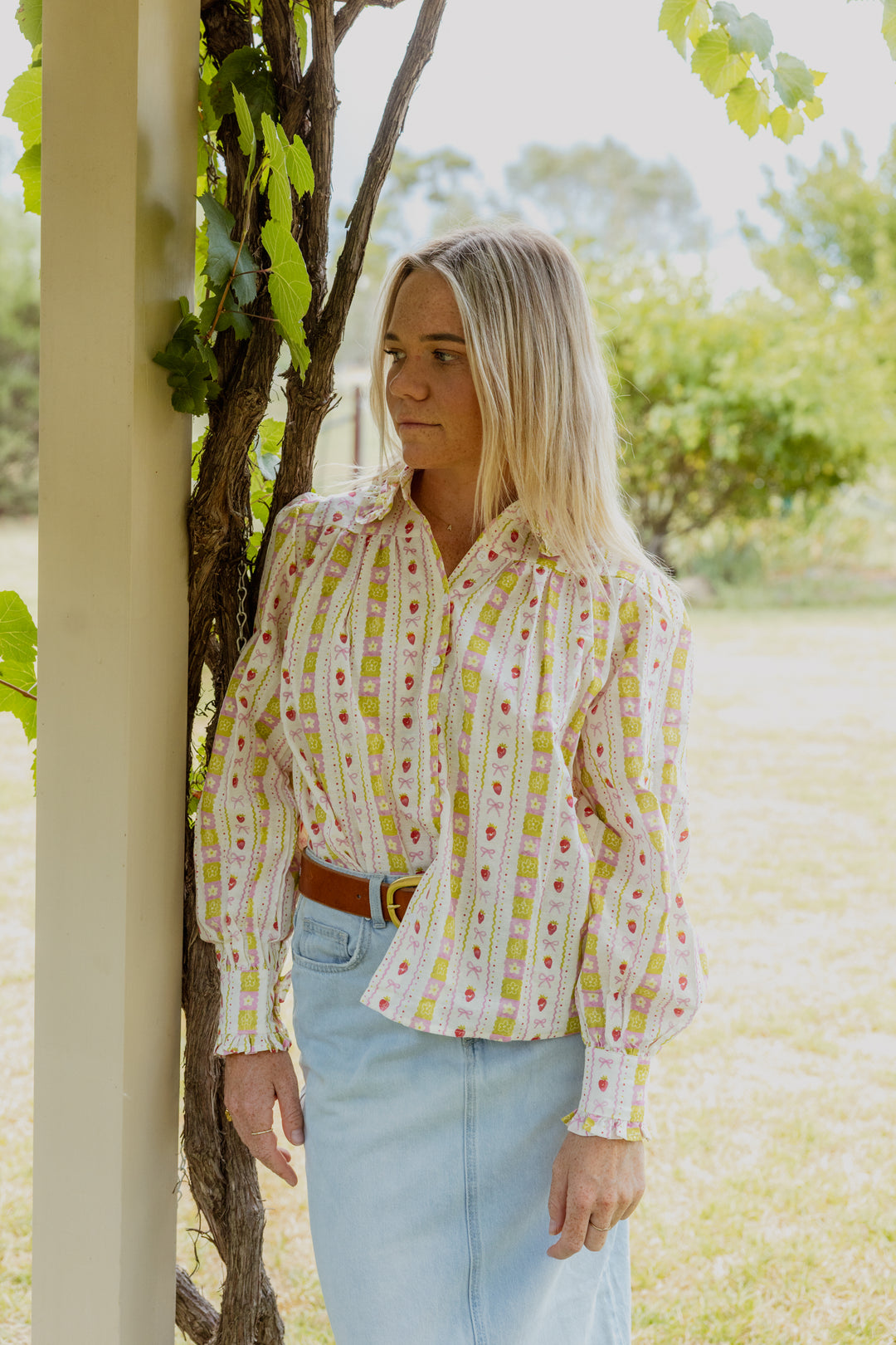 Frankie Shirt - Berry