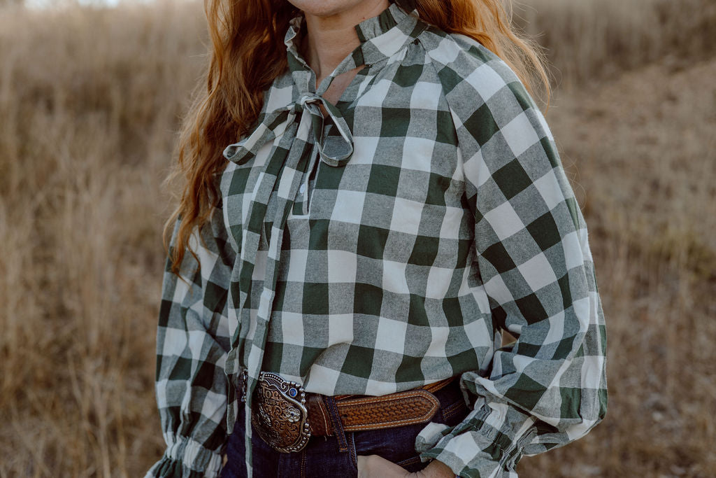 Gabby - Khaki Check