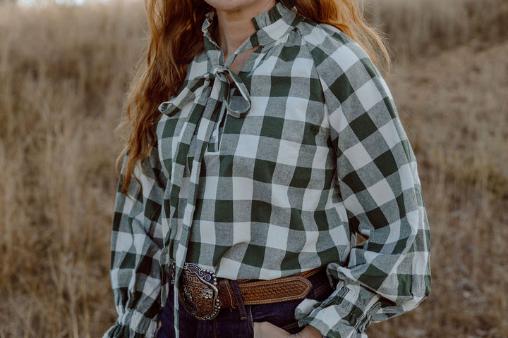 Gabby - Khaki Check