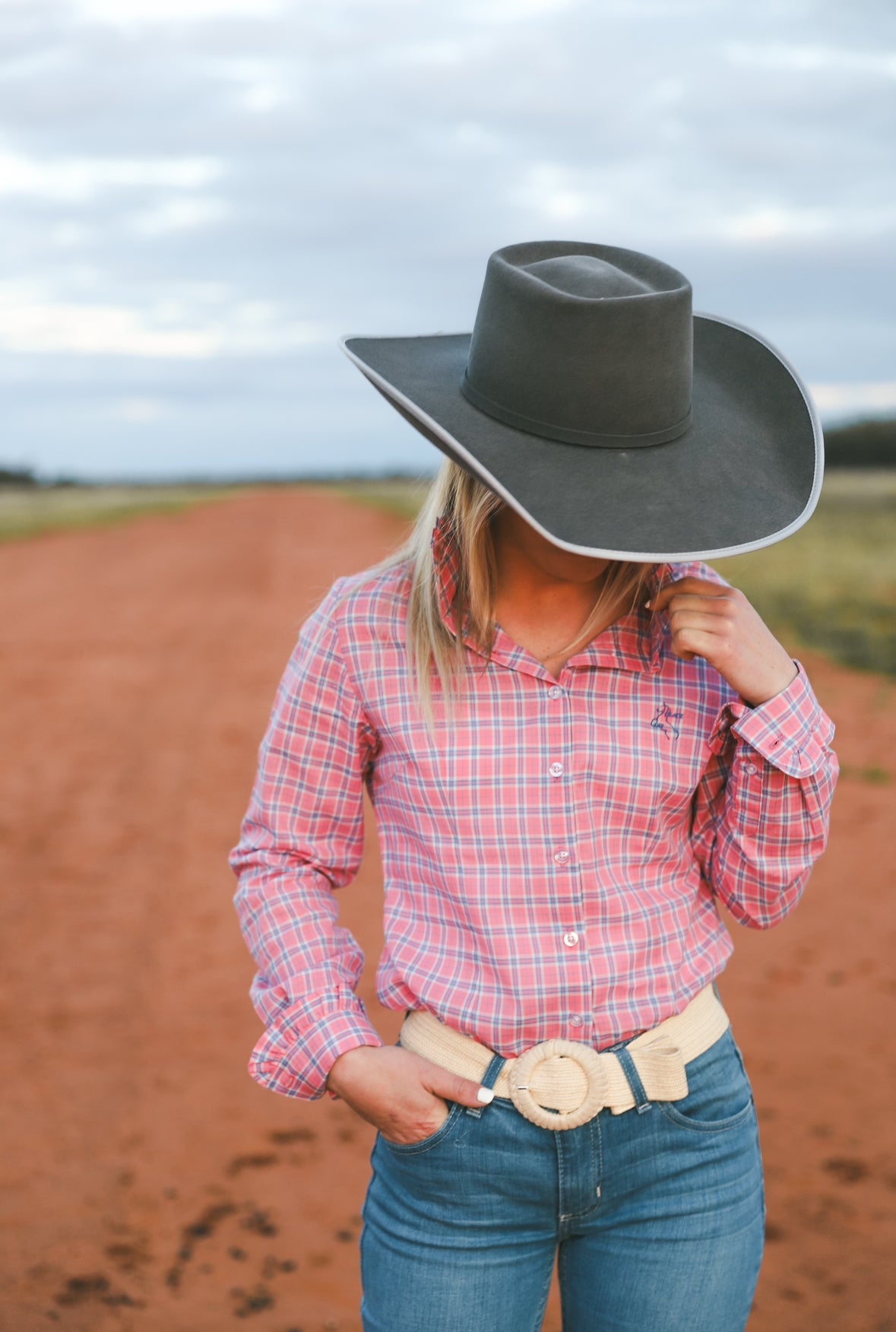 Lilly Shirt - Pink & Blue Check