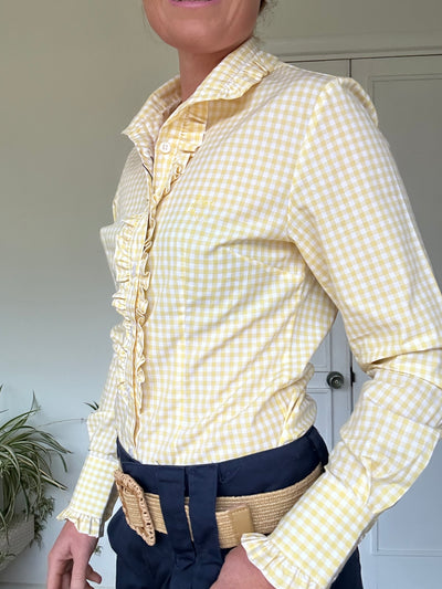 Kirby Shirt - Yellow Gingham