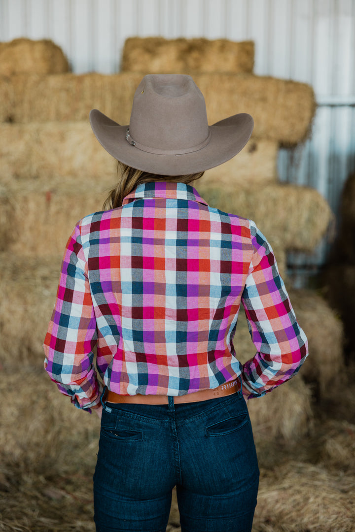 Ellie - Pink Check