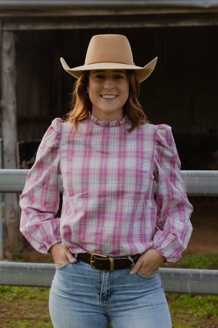 Brooke - Pink Check