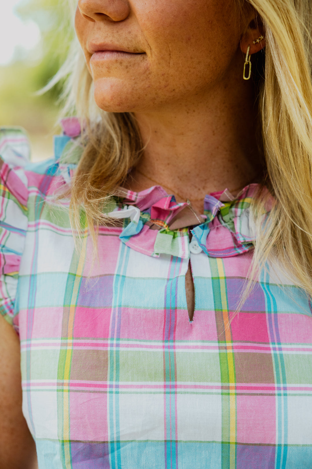 Dobby Shirt - Pink Plaid