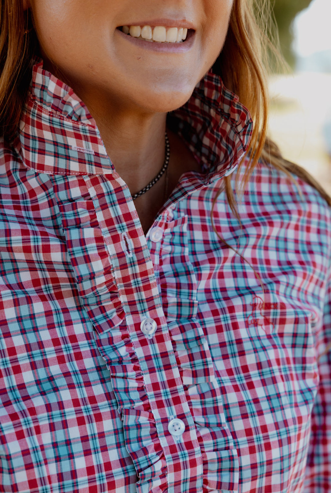 Kirby Shirt - Red & Blue Check