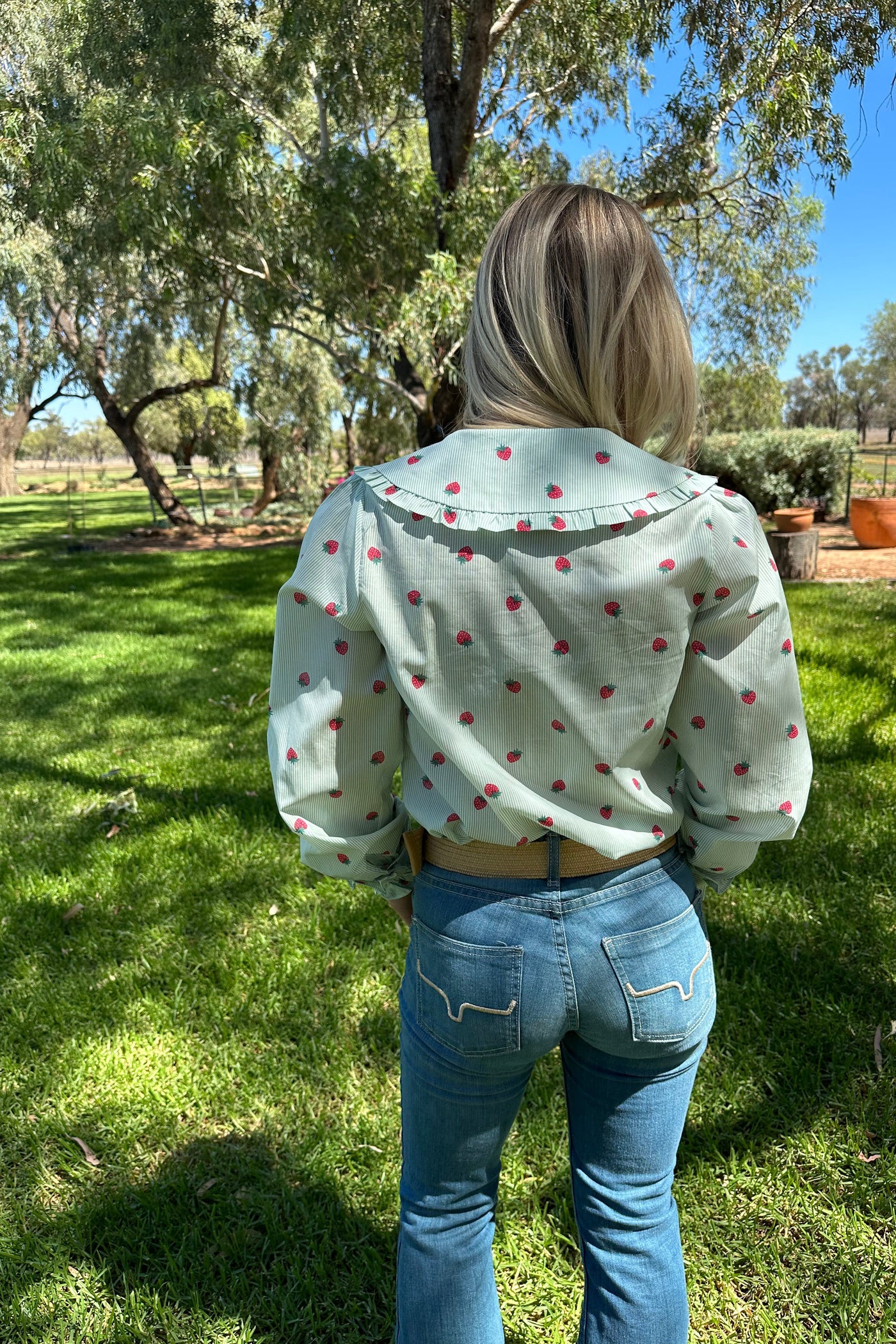 Clementine Long Sleeve - Strawberry Kisses